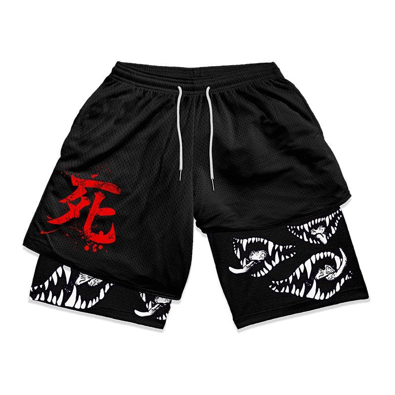 Anime Berserk 2 in 1 Gym Shorts - Pulse Gym Wear