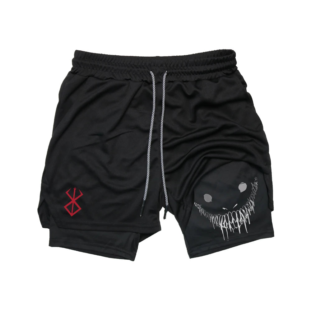 Anime Berserk Gym shorts - Pulse Gym Wear