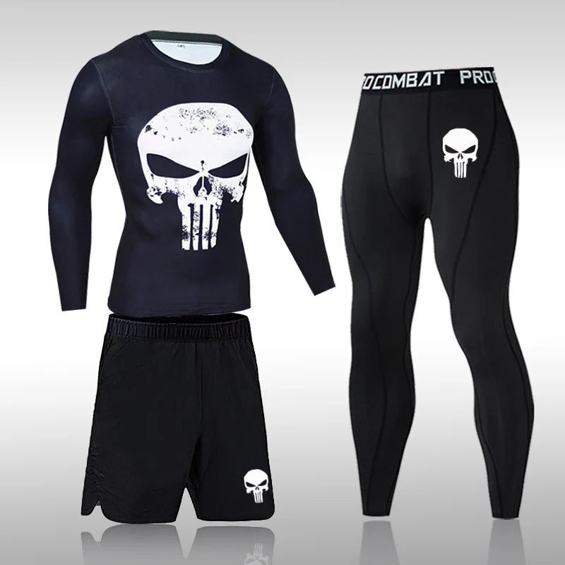 Combat Skull 3-Set - Pulse Gym Wear