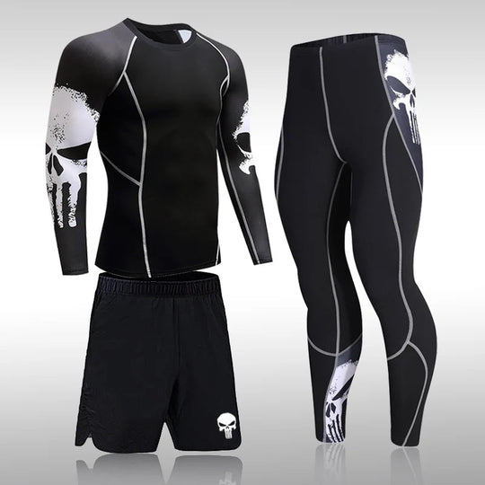 Combat Skull 3-Set - Pulse Gym Wear