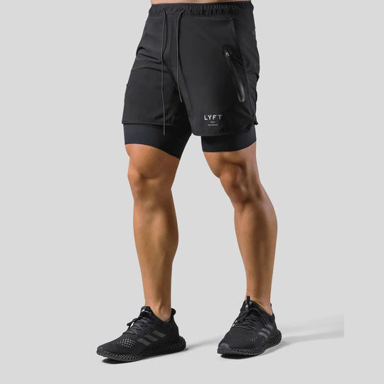 Gympower Lyft 2 in 1 Shorts - Pulse Gym Wear