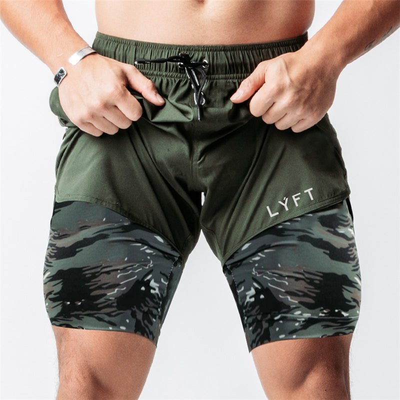 NYHET Gympower Camo Lyft Shorts - Pulse Gym Wear