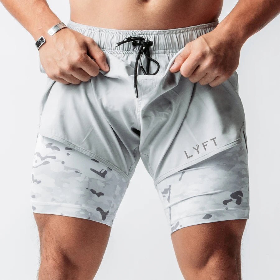 NYHET Gympower Camo Lyft Shorts - Pulse Gym Wear