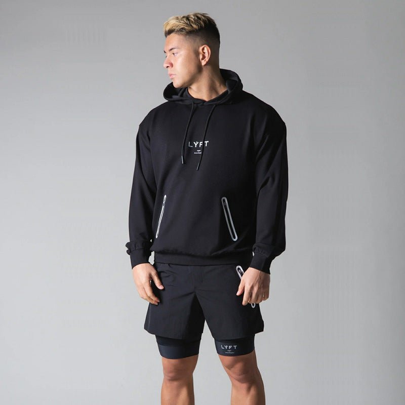 NYHET Gympower LYFT Hoodie med sidfickor och zip - Pulse Gym Wear