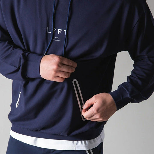 NYHET Gympower LYFT Hoodie med sidfickor och zip - Pulse Gym Wear