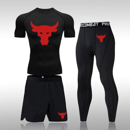 Power Bull 3-set Red EDITION Combat Series - Pulse Gym Wear