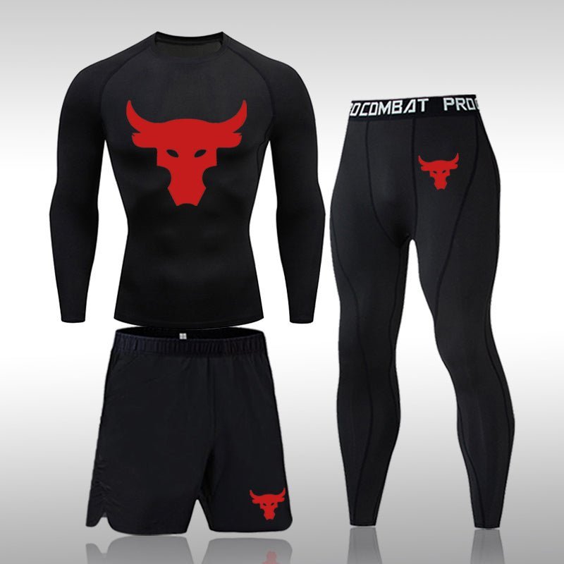 Power Bull 3-set Red EDITION Combat Series - Pulse Gym Wear