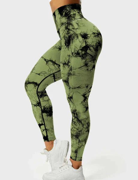 Pulse - Colorful Leggings - Green - Pulse Gym Wear