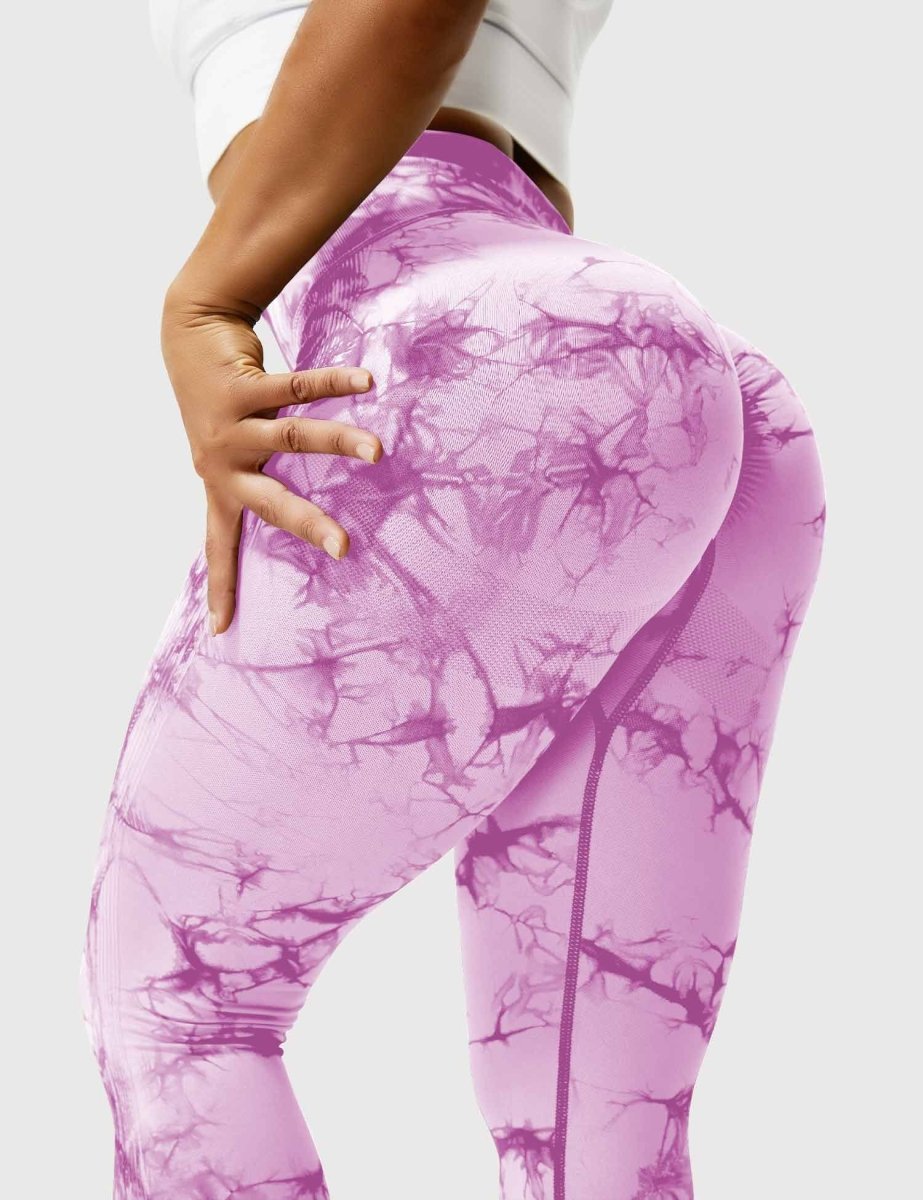 Pulse - Colorful Leggings - Pink - Pulse Gym Wear