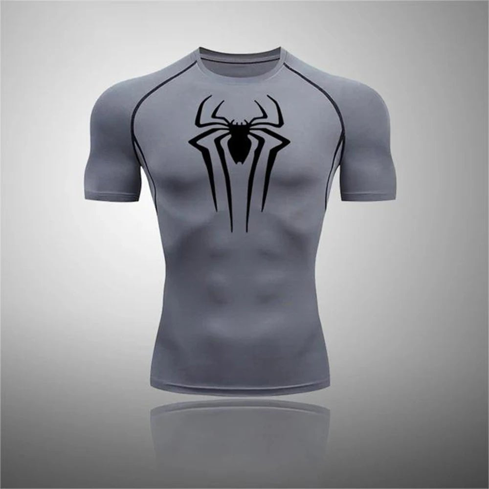 Pulse Compression Spider T-Shirt - Pulse Gym Wear