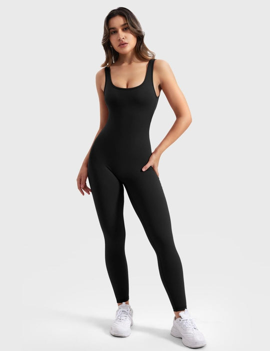 Gympower Jumpsuit med V-rygg - Pulse Gym Wear