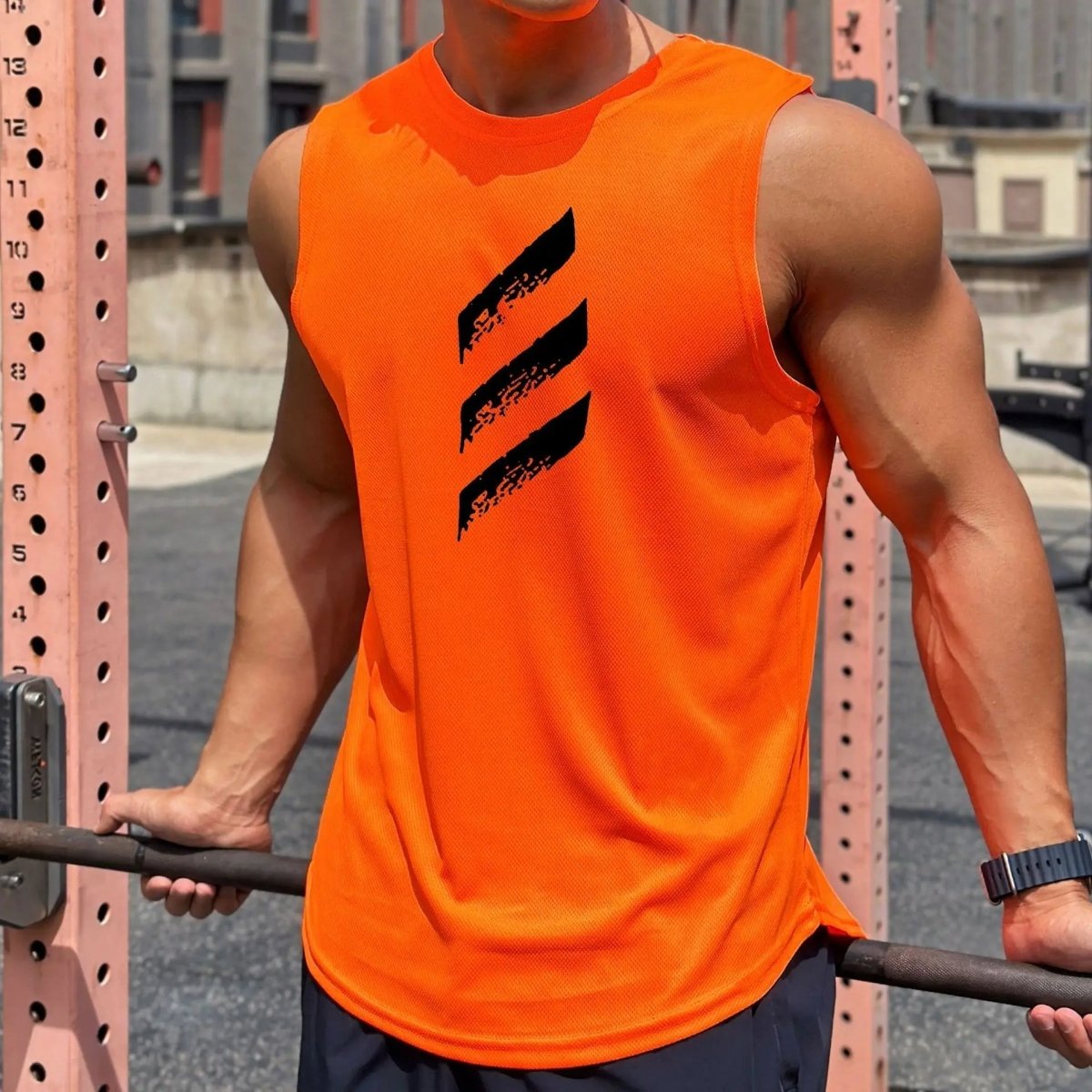 Gympower Mesh stripe Linne - Pulse Gym Wear