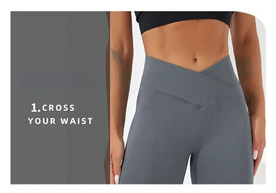 NYHET Ribbade Wide-leg Leggings - Pulse Gym Wear