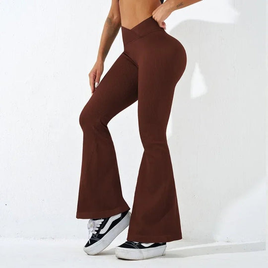 NYHET Ribbade Wide-leg Leggings - Pulse Gym Wear