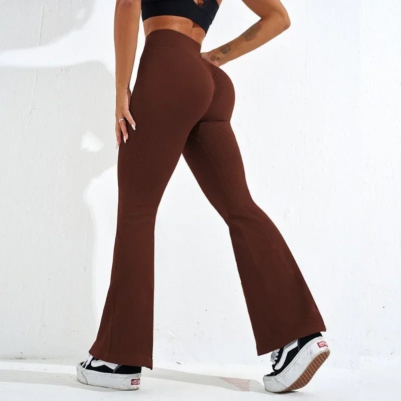 NYHET Ribbade Wide-leg Leggings - Pulse Gym Wear