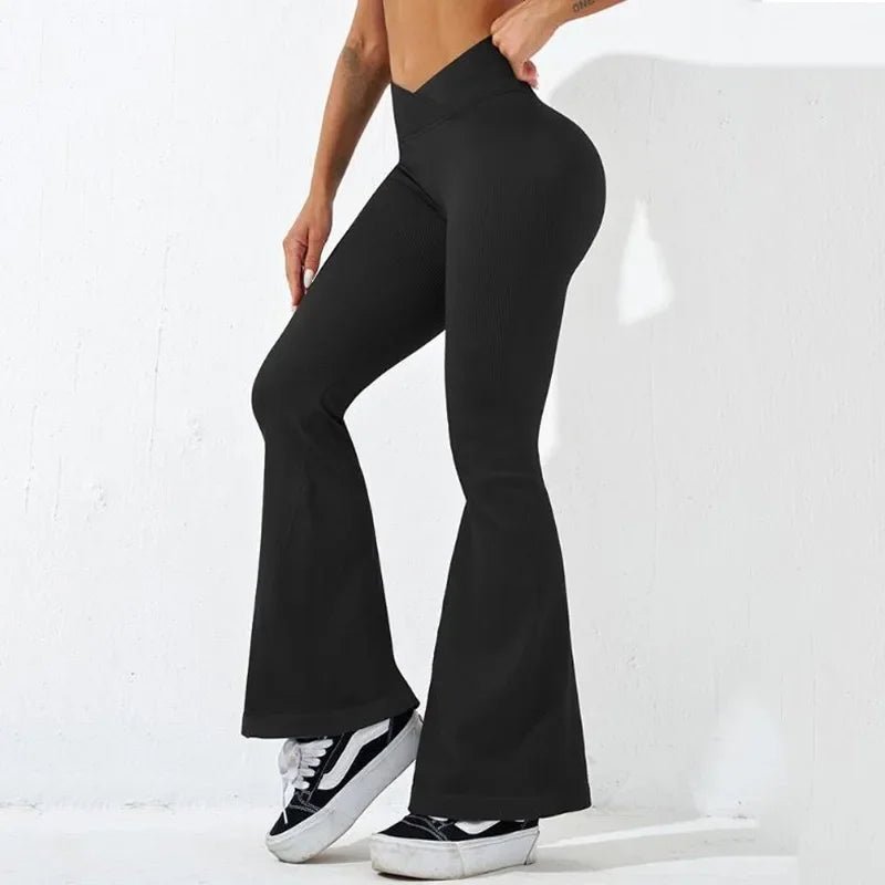 NYHET Ribbade Wide-leg Leggings - Pulse Gym Wear