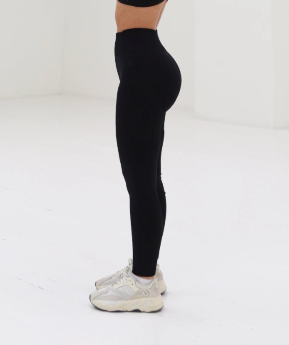 Gympower Scrunch ribbade konturleggings - Pulse Gym Wear