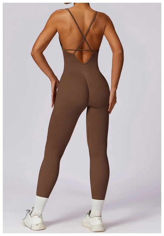 Seamless Scrunch Jumpsuit - Pulse Gym Wear