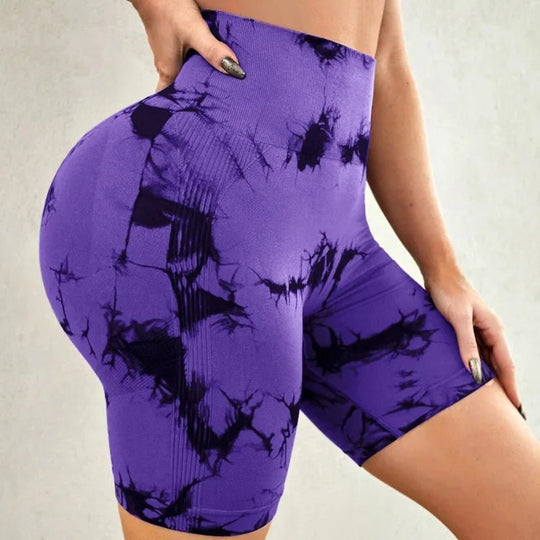 Gympower Tie Dye Shorts - Pulse Gym Wear