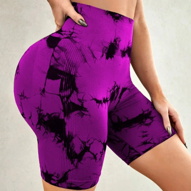 Gympower Tie Dye Shorts - Pulse Gym Wear