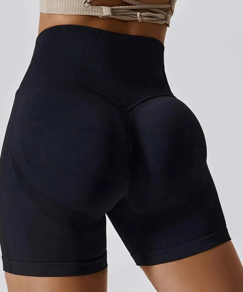 Gympower V-söm leggingshorts - Pulse Gym Wear