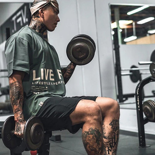 The Live Fi Gym T-shirt - Pulse Gym Wear