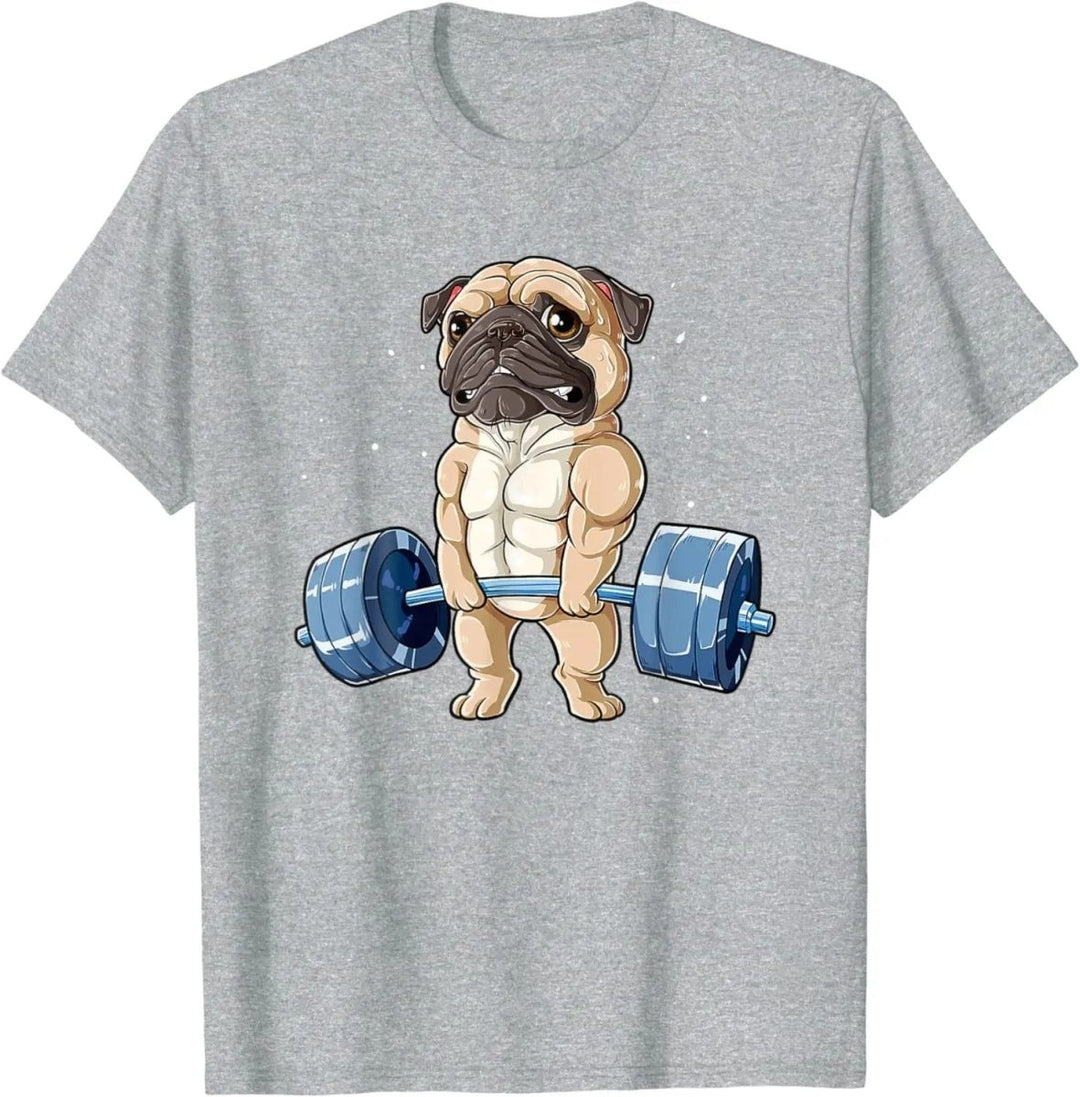 The Pug Weightlifting T-shirt - Pulse Gym Wear