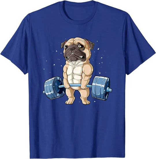 The Pug Weightlifting T-shirt - Pulse Gym Wear