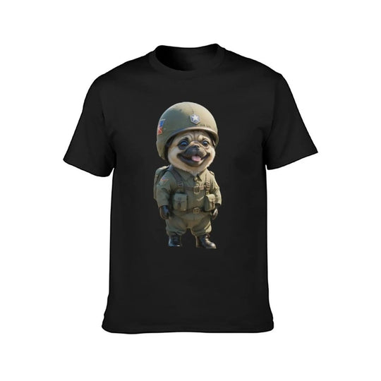 The Soldier Pug T-shirt - Pulse Gym Wear