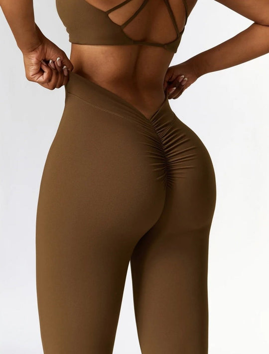 NYHET V-back Flare Leggins - Pulse Gym Wear