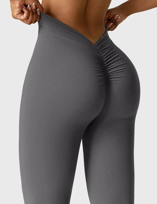 NYHET V-back Flare Leggins - Pulse Gym Wear