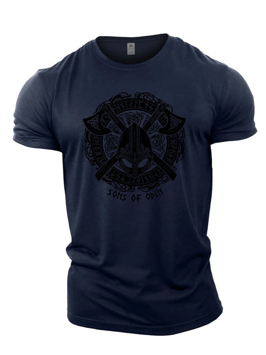 Viking Odin Axes T-shirt - Pulse Gym Wear